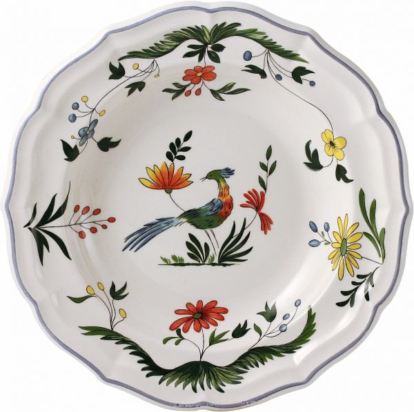 Тарелка для супа Д  22,5 см,, "Райские птицы" OISEAUX DE PARADIS