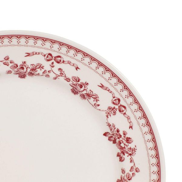 ТАРЕЛКА Фаустина, COMPTOIR DE FAMILLE,  DINNER PLATE FAUSTINE BURGUNDY D26.5CM EARTHENWARE, АРТИКУЛ 110460