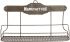 ПОЛКА , COMPTOIR DE FAMILLE,  SHELF FOR 4 JARS MANUFACTURE MODERNE GREY 44X12XH25CM IRON, АРТИКУЛ 112340