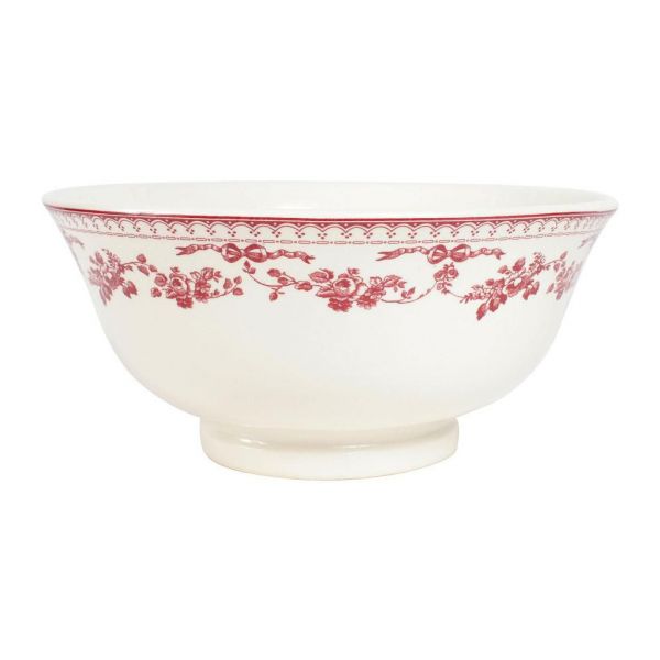 САЛАТНИК Фаустина, COMPTOIR DE FAMILLE,  SALAD BOWL FAUSTINE BURGUNDY D26XH12CM EARTHENWARE, АРТИКУЛ 138000