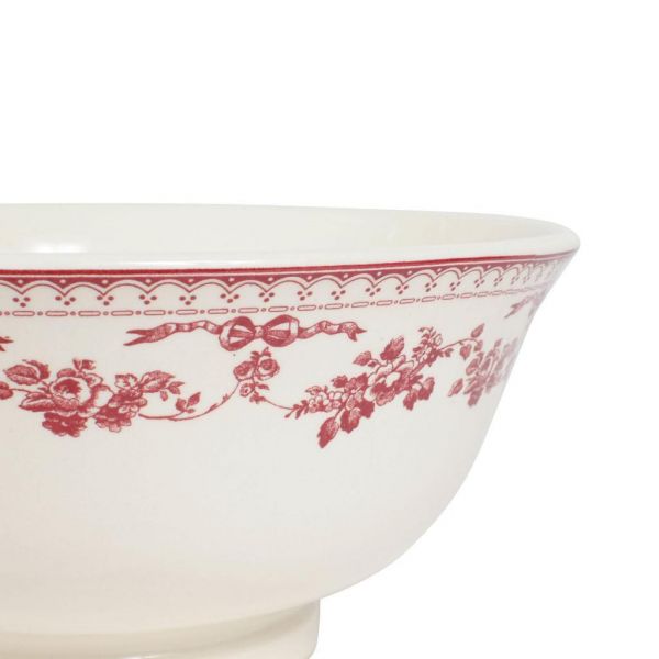 САЛАТНИК Фаустина, COMPTOIR DE FAMILLE,  SALAD BOWL FAUSTINE BURGUNDY D26XH12CM EARTHENWARE, АРТИКУЛ 138000