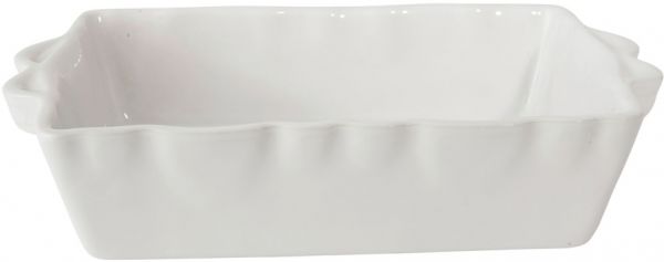 БЛЮДО ДЛЯ ЗАПЕКАНИЯ  ПРЯМОУГОЛЬН. RECTANGULAR OVEN DISH WHITE 26X18X7CM STONEWARE COTE TABLE, АРТИКУЛ 14896