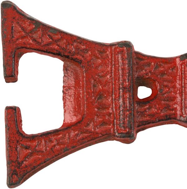 ОТКРЫВАШКА ДЛЯ БУТЫЛОК, COMPTOIR DE FAMILLE,  BOTTLE OPENER FONTNEL RED 6.5X14CM CAST IRON, АРТИКУЛ 200487