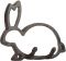 КРЮЧОК, COMPTOIR DE FAMILLE,  RABBIT HOOK CAMPAGNE BROWN 13X10.5X2.5CM CAST IRON, АРТИКУЛ 201187