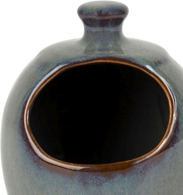 СОЛОНКА, COMPTOIR DE FAMILLE,  SALTCELLAR SUZANNE BLUE+GREEN D11XH14CM STONEWARE, АРТИКУЛ 201234