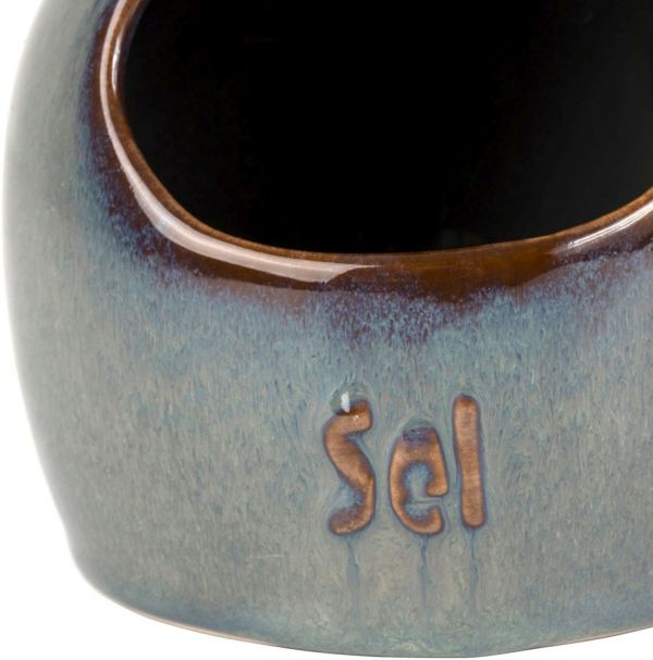 СОЛОНКА, COMPTOIR DE FAMILLE,  SALTCELLAR SUZANNE BLUE+GREEN D11XH14CM STONEWARE, АРТИКУЛ 201234