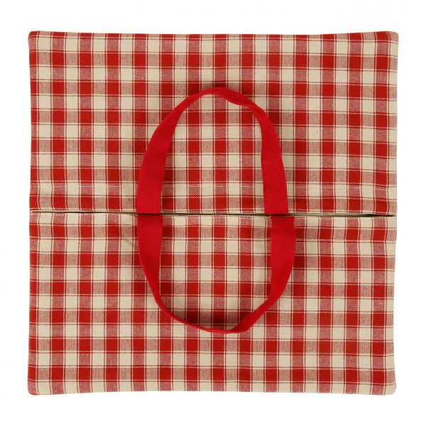 сумка для пирога Красный клеткта 40X40 см хлопок Comptoir de Famille
