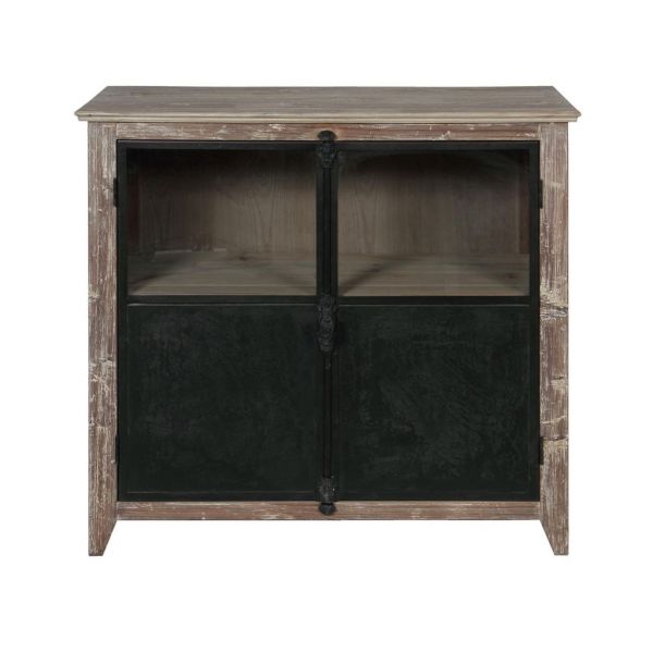 Комод - витрина из массива INDUS, 105x50x100 см., COTE TABLE, Арт.: 22235