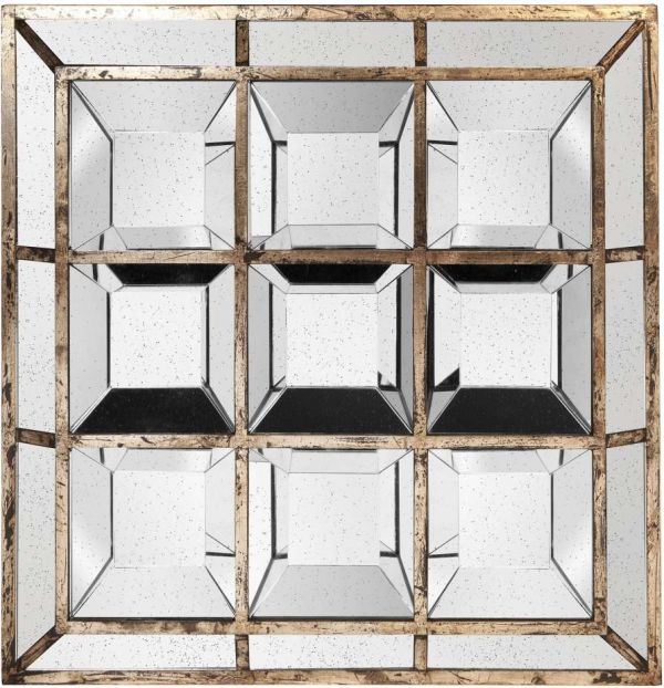 Зеркало ILLUSION BRONZE 116X116 CM MIRROR+MDF COTE TABLE, Арт.: 22809