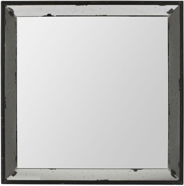 ПОДНОС ЗЕРКАЛЬНЫЙ TRAY ANTIQUE BLACK 60X60X5 CM MDF+MIRROR COTE TABLE, АРТИКУЛ 22815