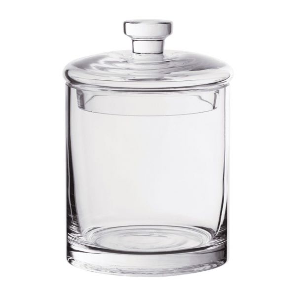 БАНКА С КРЫШКОЙ JAR WITH LID D9XH13.5CM GLASS COTE TABLE, АРТИКУЛ 23439