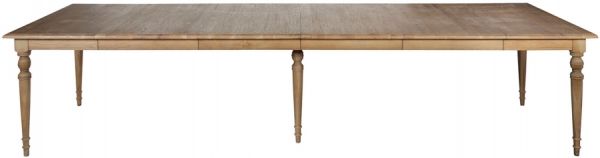 СТОЛ ОБЕДЕННЫЙ, 4 ВСТАВКИ, ДУБ.   RALLONGES DINNING TABLE NAT 4EXT 350X110X78 COTE TABLE, Арт.: 24258