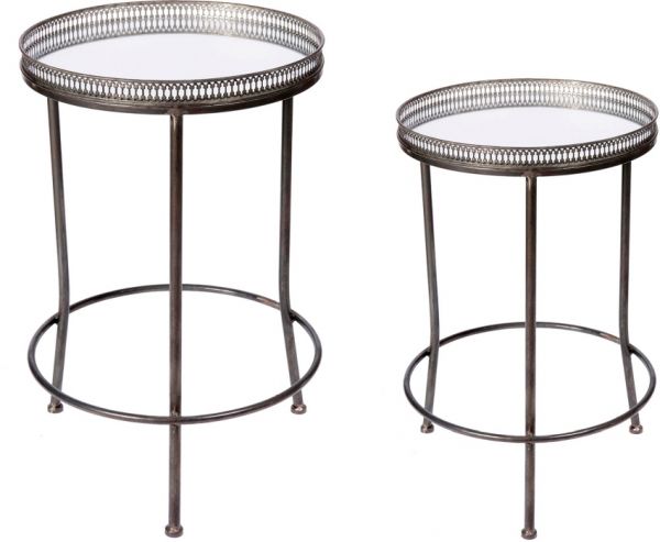 СТОЛ GIGOGNE НАБОР ИЗ 2Х NEST TABLE SET X2 MIGNONNE BRONZE COTE TABLE, Арт.: 25548