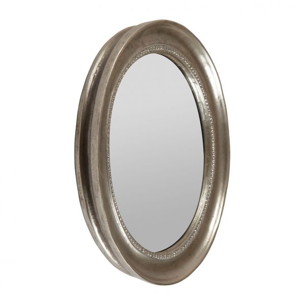 Зеркало DRACHMA SILVER D.31CM IRON+MIRROR+MDF COTE TABLE, Арт.: 27649