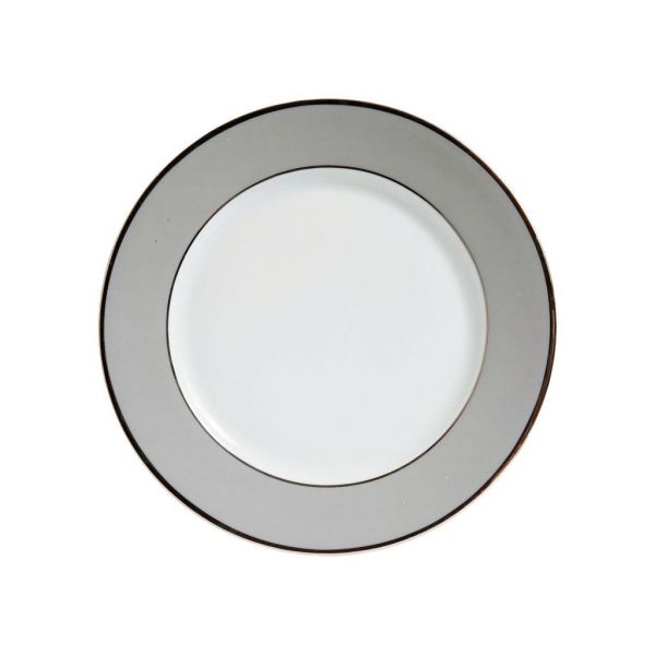 ДЕСЕРТНАЯ ТАРЕЛКА DESSERT PLATE GINGER GREY+PLATIN D20 PORCEL COTE TABLE, АРТИКУЛ 29110