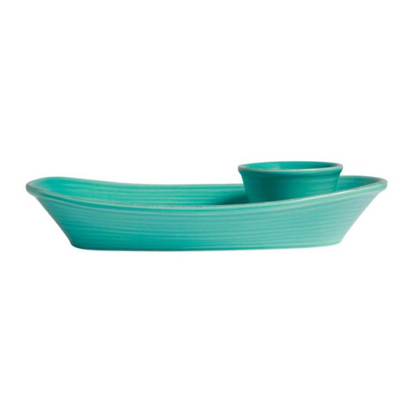 БЛЮДО ДЛЯ ЧИПСОВ  DISH CHIP&DIP MARGA TURQUOISE COTE TABLE, АРТИКУЛ 29543