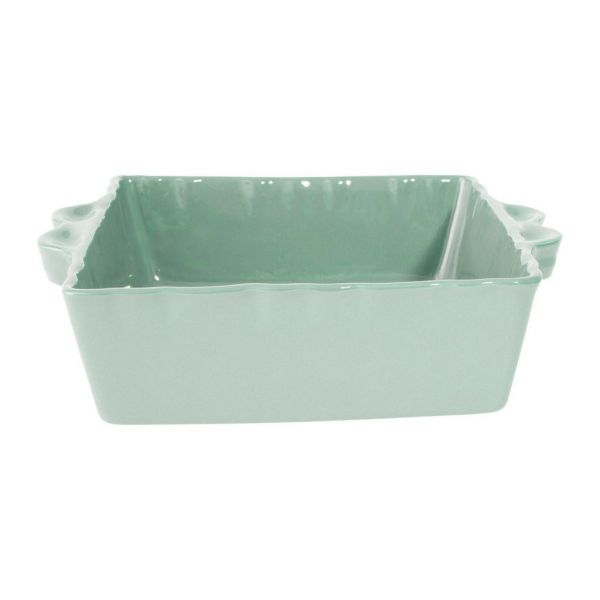 БЛЮДО ДЛЯ ЗАПЕКАНИЯ SQUARE OVEN DISH FESTON SEA GREEN 25X21 COTE TABLE, АРТИКУЛ 29554