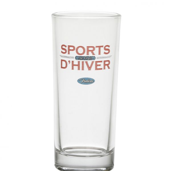 Набор из 3-х стаканов SPORTS D'HIVER синий, красный 24CL стекло