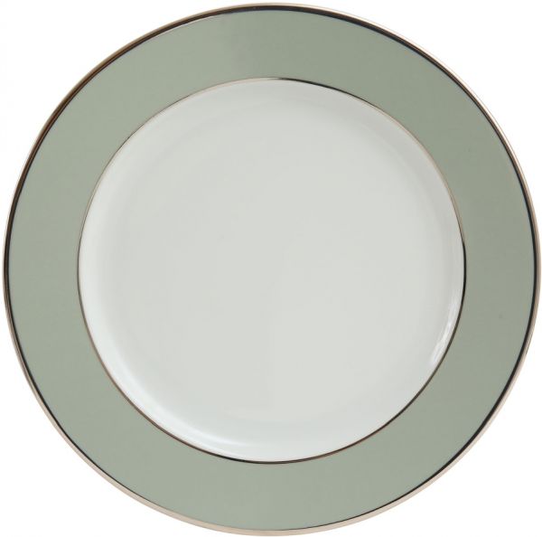 ТАРЕЛКА CHARGER PLATE GINGER GREEN+PLATIN D30 PORCEL COTE TABLE, АРТИКУЛ 30230
