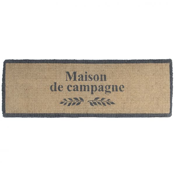 ПРИДВЕРНЫЙ КОВРИК 120 Х 40 X 2.5CM MAISO NATURAL+GREY 1 АРТ.30688