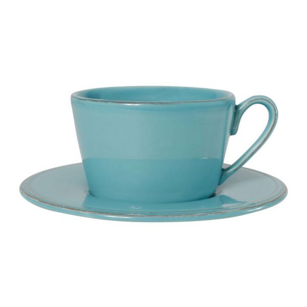 ЧАЙНАЯ ПАРА BREAKFAST CUP&SAUCER CONSTANCE TURQUOISE 37.5CL  COTE TABLE, АРТИКУЛ 31072