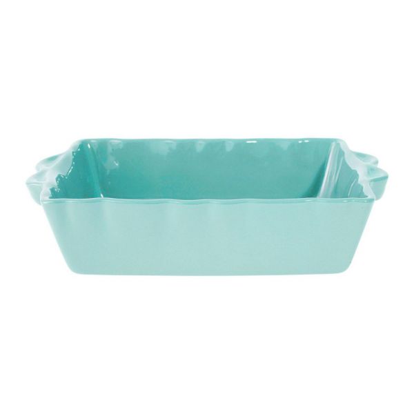 БЛЮДО ДЛЯ ЗАПЕКАНИЯ  ПРЯМОУГОЛЬН. RECTANGULAR OVEN DISH FESTON TURQUOISE 32X21X7CM COTE TABLE, АРТИКУЛ 31227