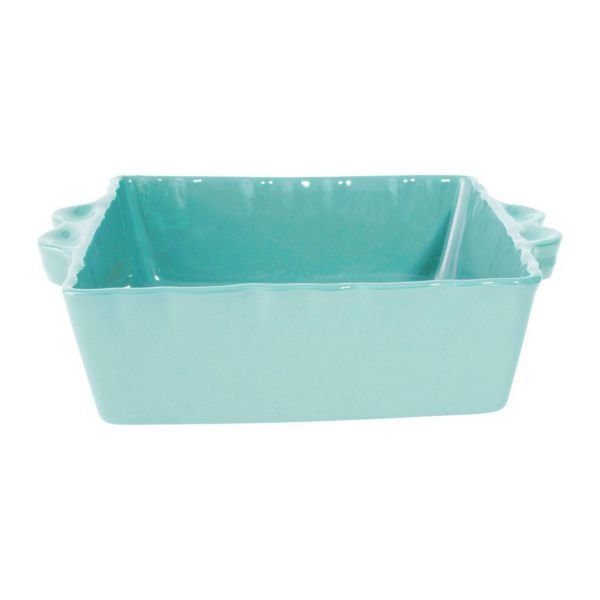 БЛЮДО ДЛЯ ЗАПЕКАНИЯ SQUARE OVEN DISH FESTON TURQUOISE 25X21X7CM COTE TABLE, АРТИКУЛ 31230