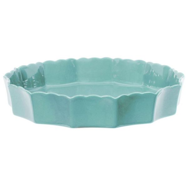 ТОРТНИЦА  PIE DISH CHARLOTTE TURQUOISE D31CM SANDSTONE COTE TABLE, АРТИКУЛ 31234