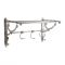 ВЕШАЛКА 3 КРЮЧКОВ И  ЭТАЖЕРКА  COAT RACK 3 HOOKS W/SHELF AUTUN NICKEL 55X27.5XH30 COTE TABLE, Арт.: 31735 ВЕШАЛКА 3 КРЮЧКОВ И  ЭТАЖЕРКА  COAT RACK 3 HOOKS W/SHELF AUTUN NICKEL 55X27.5XH30 COTE TABLE, Арт.: 31735