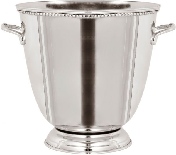 ВЕДРО ДЛЯ ЛЬДА С РУЧКАМИ S ICE BUCKET GORTYNE SILVER D23XH30CM ALUMINIUM COTE TABLE, Арт.:31750