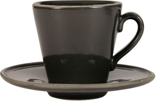 ПАРА ЧАШКА   ДЛЯ КОФЕ PAIR CUP COFFEE 15CL DARCY PEPPER D13 EARTHENWARE COTE TABLE, АРТИКУЛ 32116