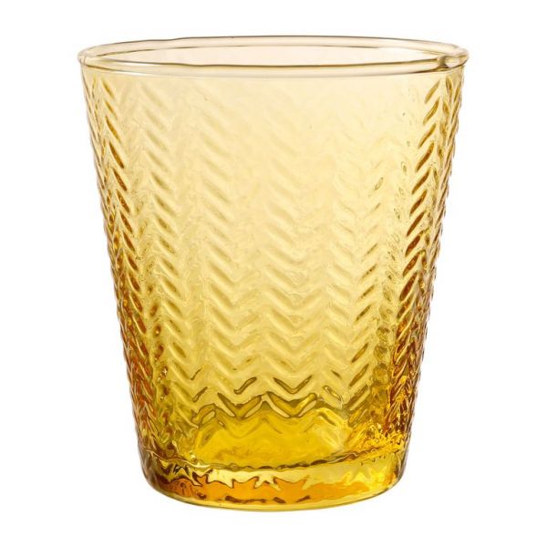 СТАКАН АРТ 32396 MYCENES YELLOW 25CL GLASS