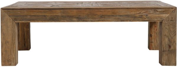СТОЛИК COFFEE TABLE MARQUET NATURAL 120X70XH40CM ELM WOOD COTE TABLE, Арт.: 32495