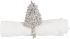 КОЛЬЦО ДЛЯ САЛФЕТКИ  SAPIN NAPKIN RING CHRISTMAS TREE PERLIA WHITE D4CM GLASS COTE TABLE, АРТИКУЛ 33002 КОЛЬЦО ДЛЯ САЛФЕТКИ  SAPIN NAPKIN RING CHRISTMAS TREE PERLIA WHITE D4CM GLASS COTE TABLE, АРТИКУЛ 33002