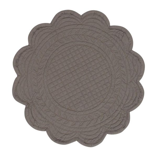 Салфетка подстановочная КРУГЛ. ROUND PADDED PLACEMAT BOUTIS PEPPER D42CM COTTON COTE TABLE, АРТИКУЛ 33061