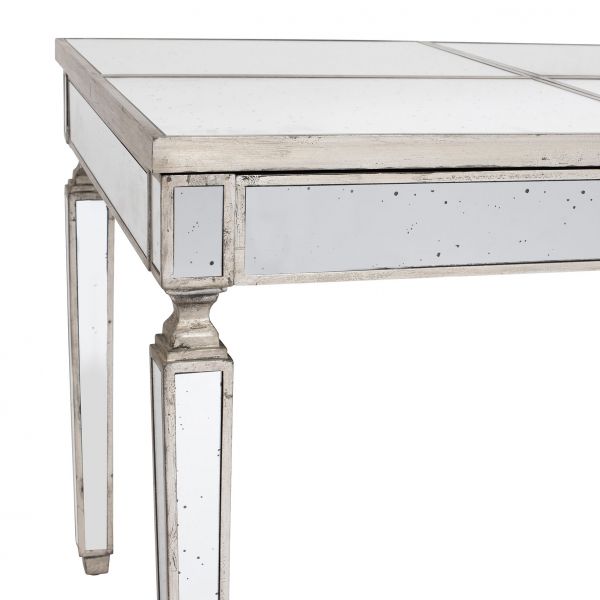 СТОЛ зеркальный раскладной BOIS 146X81X78 см., МДФ, зеркало, COTE TABLE, Арт.: 33065