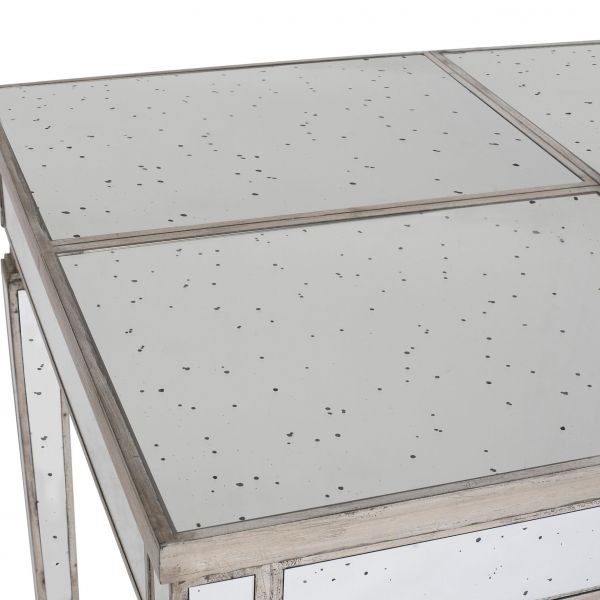 СТОЛ зеркальный раскладной BOIS 146X81X78 см., МДФ, зеркало, COTE TABLE, Арт.: 33065