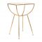 СТОЛ D'APPOINT  SIDE TABLE ELUMINEA GOLD 40X35.5XH60CM IRON+GLASS COTE TABLE, Арт.: 33289 СТОЛ D'APPOINT  SIDE TABLE ELUMINEA GOLD 40X35.5XH60CM IRON+GLASS COTE TABLE, Арт.: 33289