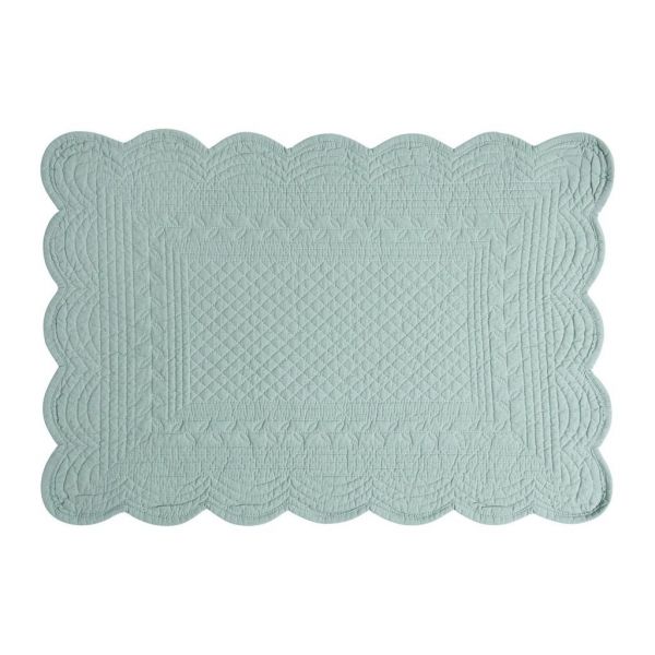 Салфетка подстановочная  RECT PADDED PLACEMAT BOUTIS SEA GREEN 48X34 COTTON COTE TABLE, АРТИКУЛ 33595