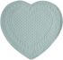 Салфетка подстановочная COEUR  HEART PADDED PLACEMAT BOUTIS SEA GREEN 30CM COTTON COTE TABLE, АРТИКУЛ 33598