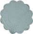 Салфетка подстановочная стеганая круглая голубая 42 см., COTE TABLE, Арт. 33603