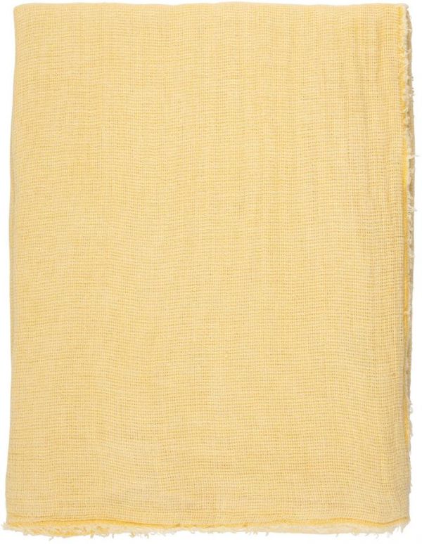 JETE  THROW BASIC YELLOW 170X130CM LINEN COTE TABLE, АРТИКУЛ 33684