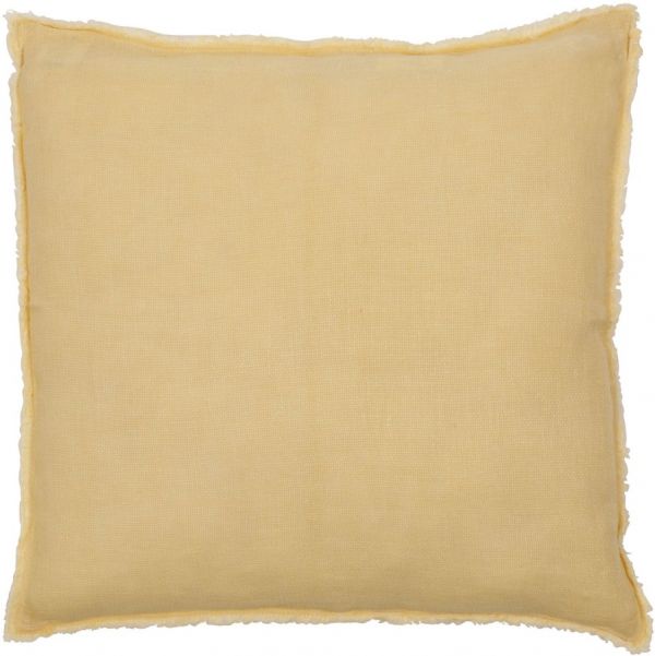 ЧЕХОЛ ДЛЯ ПОДУШКИ   CUSHION COVER BASIC YELLOW 45X45CM LINEN COTE TABLE, АРТИКУЛ 33690