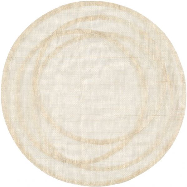 Салфетка подстановочная КРУГЛ.  ROUND PLACEMAT ABAKA NATURAL D38CM ABACA COTE TABLE, АРТИКУЛ 33827