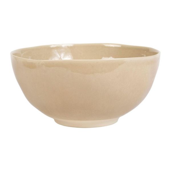 САЛАТНИК  SALAD BOWL INGRID BEIGE+WHITE D26CM STONEWARE COTE TABLE, АРТИКУЛ 34055