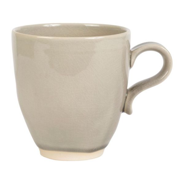 КРУЖКА  MUG INGRID GREY+WHITE 45CL D10X11CM STONEWARE COTE TABLE, АРТИКУЛ 34060