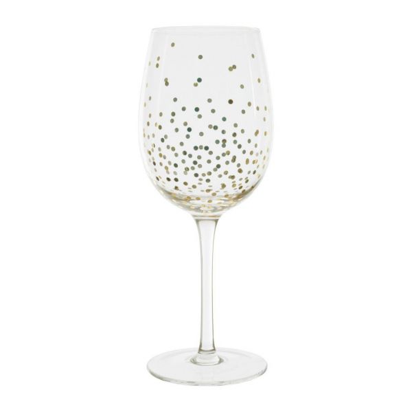 БОКАЛ НА НОЖКЕ STEMMED GLASS SCINTILLE GOLD 45CL D6.5XH22CM GLASS COTE TABLE, АРТИКУЛ 34180