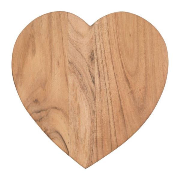 РАЗДЕЛОЧНАЯ ДОСКА COEUR  HEART CUTTING BOARD DALBERT NAT 28X28 ACACIA WOOD COTE TABLE, АРТИКУЛ 34209