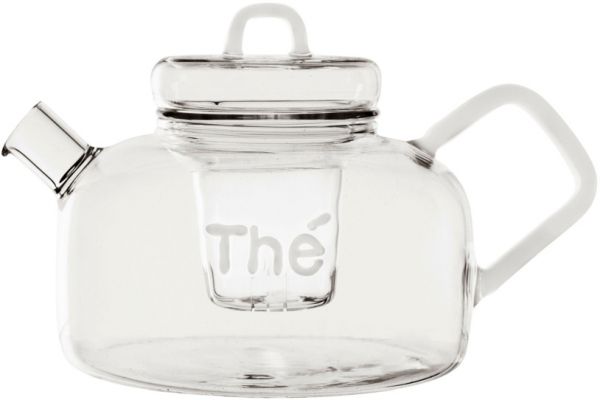 ЧАЙНИК  "THE" TEAPOT THE VOIDITA WHITE 50CL 16.5X11XH10CM GLASS COTE TABLE, АРТИКУЛ 34390