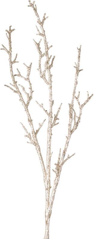 ЦВЕТОК ДЕКОРАТИВНЫЙ ARALIA  BRUSHWOOD ARALIA FLEUR CHAMPAGNE H110 PLASTIC+WIRE COTE TABLE, АРТИКУЛ 34418